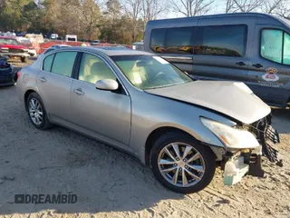 2008 Infiniti G35 Sedan x with VIN JNKBV61FX8M261848, listed as a IAAI auction lot 41833313 with 1 mi miles. Bid and sale history available at carsss.com. Image 1.