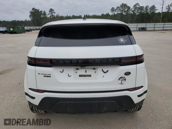 2020 Land Rover Range Rover Evoque SE with VIN SALZP2FXXLH080473, listed as a Copart auction lot 46054325 with 0 mi miles and Salvage Title. Bid and sale history available at carsss.com. Image 6.