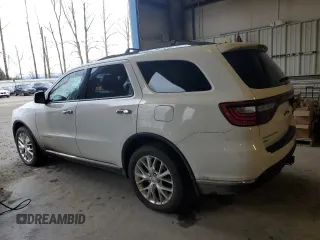 2014 Dodge Durango Citadel with VIN 1C4SDJET7EC467069, listed as a Copart auction lot 88552685 with 161,105 mi miles and Salvage Title. Bid and sale history available at DreamBid. Image 2.