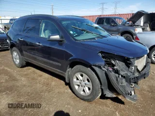 2015 Chevrolet Traverse LS with VIN 1GNKRFED7FJ138190, listed as a Copart auction lot 49616295 with Not Provided miles and Salvage Title. Bid and sale history available at DreamBid. Image 4.