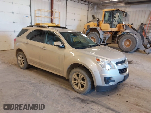 2012 Chevrolet Equinox LT w/1LT with VIN 2GNALDEK7C1236075, listed as a IAAI auction lot 41963387 with 159,913 mi miles. Bid and sale history available at carsss.com. Image 1.