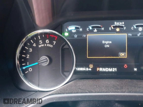 2016 Ford F-150 XLT with VIN 1FTEW1EG1GFC00604, listed as a IAAI auction lot 41519752 with 120,834 mi miles. Bid and sale history available at carsss.com. Image 7.