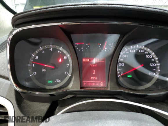 2017 GMC Terrain SLT with VIN 2GKFLUEK4H6310694, listed as a Copart auction lot 46042645 with 106,840 mi miles and Salvage Title. Bid and sale history available at DreamBid. Image 9.
