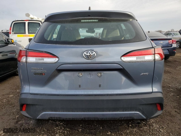 2022 Toyota Corolla Cross L with VIN 7MUAAABGXNV016475, listed as a Copart auction lot 85208604 with NaN miles and Salvage Title. Bid and sale history available at carsss.com. Image 6.