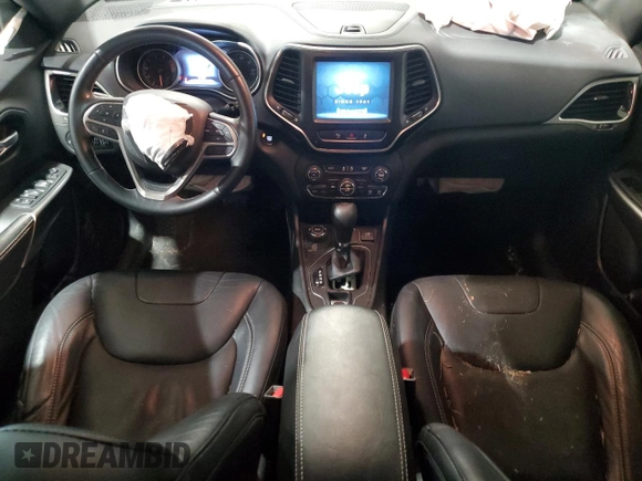 2021 Jeep Cherokee Latitude Lux with VIN 1C4PJMMX7MD117583, listed as a Copart auction lot 59594645 with 33,538 mi miles and Salvage title. Bid and sale history available at DreamBid. Image 8.