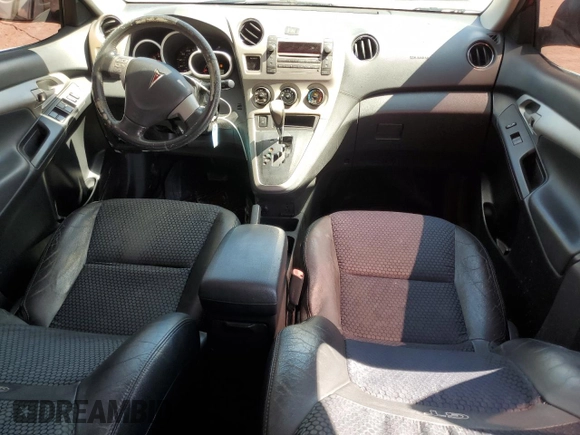 2009 Pontiac Vibe GT with VIN 5Y2SR67059Z410910, listed as a Copart auction lot 62497825 with 180,431 mi miles and Clean title. Bid and sale history available at DreamBid. Image 8.