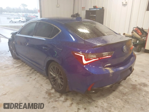 2020 Acura ILX w/Premium/A-SPEC Pkg with VIN 19UDE2F86LA004470, listed as a IAAI auction lot 41621206 with 137,054 mi miles. Bid and sale history available at carsss.com. Image 3.