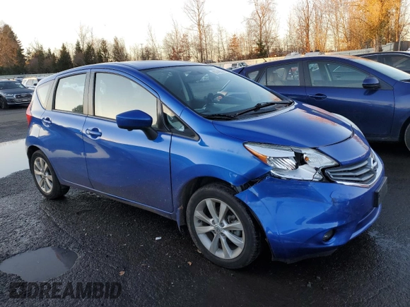 2015 Nissan Note SR with VIN 3N1CE2CP4FL391655, listed as a Copart auction lot 83749654 with 55,274 mi miles and Salvage title. Bid and sale history available at DreamBid. Image 4.