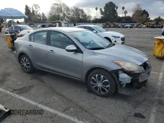 2013 Mazda 3 i SV with VIN JM1BL1TG4D1844346, listed as a Copart auction lot 43629345 with 89,245 mi miles and Salvage Title. Bid and sale history available at DreamBid. Image 4.