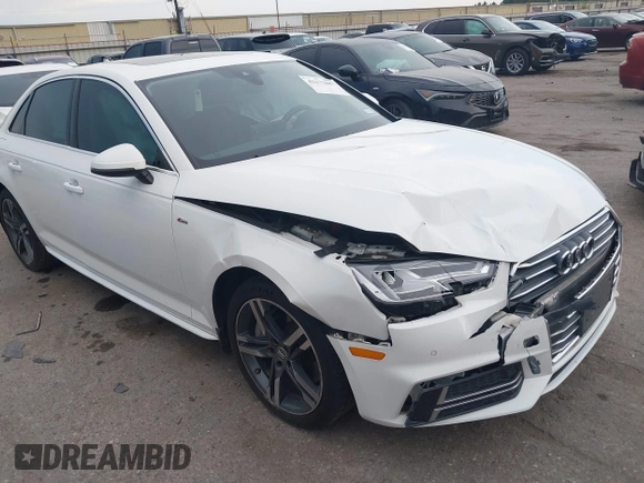 2017 Audi A4 Premium Plus with VIN WAUENAF48HN034366, listed as a IAAI auction lot 42173487 with 90,707 mi miles and . Bid and sale history available at DreamBid. Image 1.