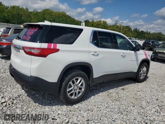 2019 Chevrolet Traverse LS with VIN 1GNERFKW9KJ281400, listed as a Copart auction lot 69558904 with 40,198 mi miles and Salvage Title. Bid and sale history available at carsss.com. Image 3.