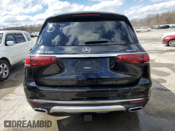 2020 Mercedes-Benz GLS 450 with VIN 4JGFF5KE1LA192120, listed as a Copart auction lot 48614584 with 51,035 mi miles and . Bid and sale history available at DreamBid. Image 6.