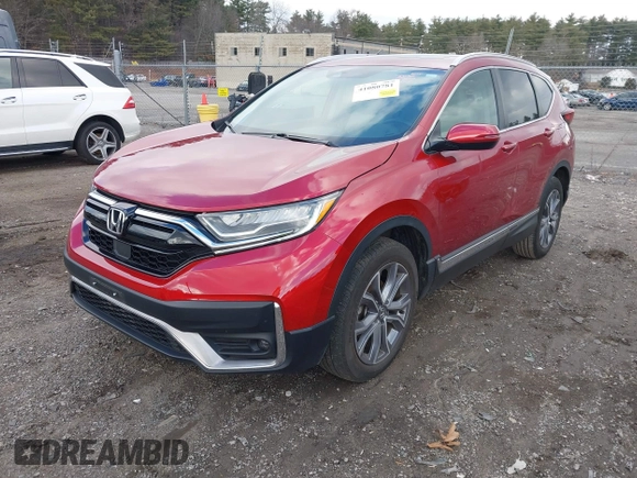 2022 Honda CR-V Touring with VIN 7FARW2H99NE025769, listed as a IAAI auction lot 41080781 with 41,278 mi miles. Bid and sale history available at carsss.com. Image 2.