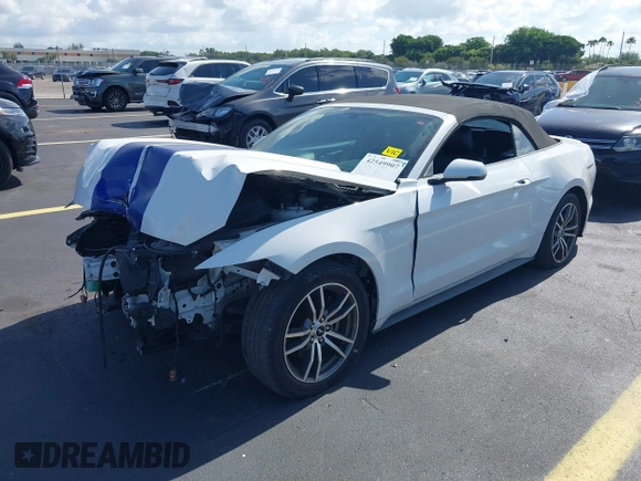 2016 Ford Mustang EcoBoost Premium with VIN 1FATP8UH1G5274690, listed as a IAAI auction lot 42549907 with 81,279 mi miles and . Bid and sale history available at DreamBid. Image 18.