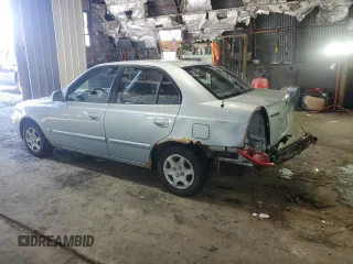 2005 Hyundai Accent GLS with VIN KMHCG45C15U602419, listed as a Copart auction lot 47759675 with 58,133 mi miles and Salvage Title. Bid and sale history available at carsss.com. Image 2.