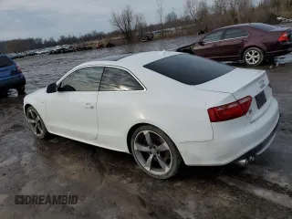 2008 Audi S5 with VIN WAURV78T38A032816, listed as a Copart auction lot 43603835 with 125,609 mi miles and Salvage Title. Bid and sale history available at carsss.com. Image 2.