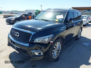 2015 Infiniti QX80 with VIN JN8AZ2NF5F9574668, listed as a IAAI auction lot 41777456 with 131,606 mi miles. Bid and sale history available at carsss.com. Image 19.