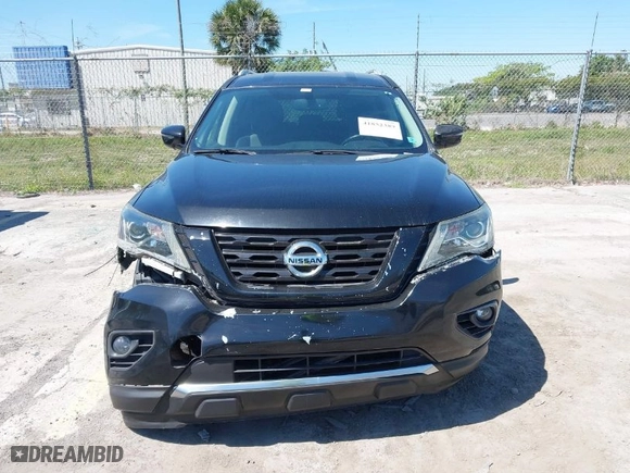 2019 Nissan Pathfinder SL with VIN 5N1DR2MN9KC599969, listed as a IAAI auction lot 41852389 with 186,285 mi miles. Bid and sale history available at carsss.com. Image 12.