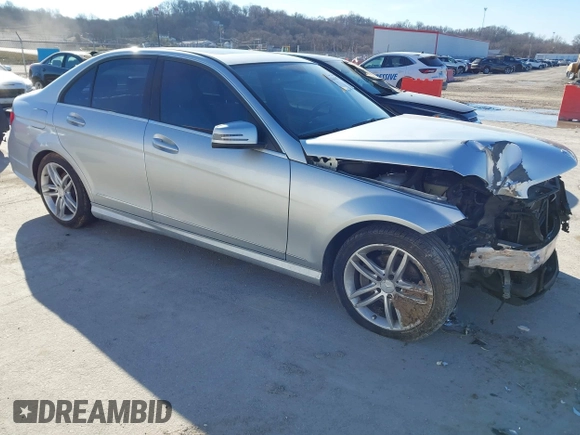 2013 Mercedes-Benz C-Class C 250 Sport with VIN WDDGF4HB8DG097235, listed as a IAAI auction lot 41641087 with 140,137 mi miles. Bid and sale history available at carsss.com. Image 1.