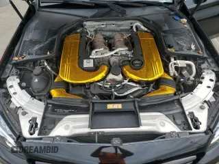 2016 Mercedes-Benz C 63 S AMG with VIN 55SWF8HB3GU127350, listed as a Copart auction lot 72689024 with 66,299 mi miles and Salvage title. Bid and sale history available at DreamBid. Image 11.