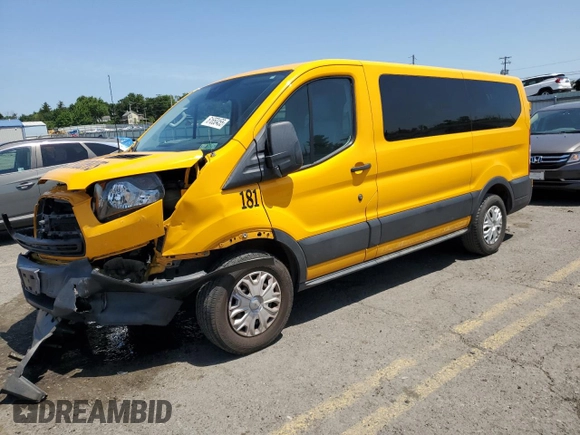 2019 Ford Transit Passenger XL z VIN 1FMZK1ZM0KKA09894, wystawiony jako Copart lot #61650455 z przebiegiem 100 779 mil mil oraz Szkoda całkowita • Salvage title. Historia ofert i sprzedaży dostępna na DreamBid. Obrazek 1.