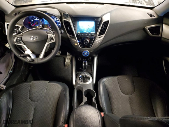 2012 Hyundai Veloster w/Black Int with VIN KMHTC6AD7CU077238, listed as a Copart auction lot 45038735 with 180,394 mi miles and Salvage Title. Bid and sale history available at carsss.com. Image 8.