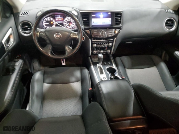 2018 Nissan Pathfinder SL with VIN 5N1DR2MM4JC644354, listed as a Copart auction lot 87827465 with 157,161 mi miles and Salvage Title. Bid and sale history available at carsss.com. Image 8.