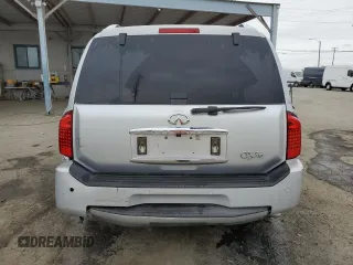 2008 Infiniti QX56 with VIN 5N3AA08D78N908987, listed as a Copart auction lot 53823375 with 124,422 mi miles and Clean Title. Bid and sale history available at carsss.com. Image 6.