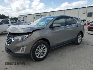 2018 Chevrolet Equinox LT with VIN 3GNAXJEV3JS617761, listed as a Copart auction lot 60494195 with 208,438 mi miles and Salvage title. Bid and sale history available at DreamBid. Image 1.