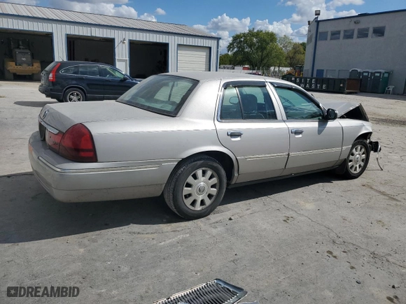 2004 Mercury Grand Marquis LS Premium with VIN 2MEFM75WX4X623362, listed as a Copart auction lot 71771224 with 58,520 mi miles and Salvage Title. Bid and sale history available at carsss.com. Image 3.
