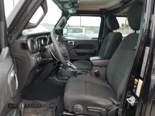 2022 Jeep Wrangler Unlimited Sport S with VIN 1C4HJXDG6NW141997, listed as a Copart auction lot 58938655 with 67,222 mi miles and Salvage title. Bid and sale history available at DreamBid. Image 8.