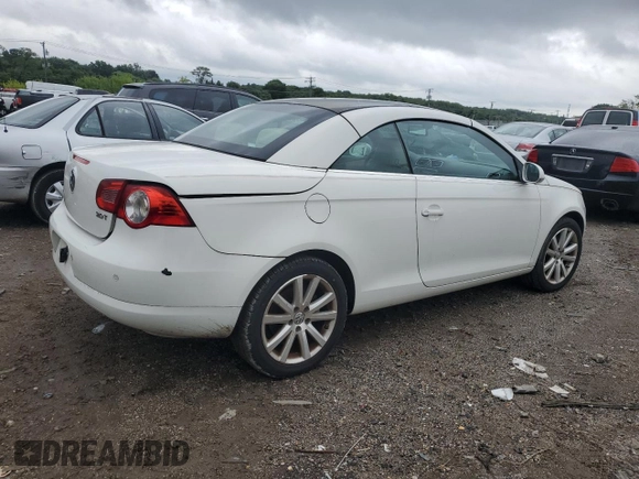 2007 Volkswagen Eos 2.0T with VIN WVWFA71F47V033566, listed as a Copart auction lot 66134234 with 93,923 mi miles and Salvage Title. Bid and sale history available at DreamBid. Image 3.