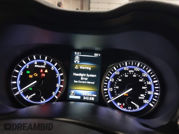2015 Infiniti Q50 z VIN JN1BV7ARXFM409367, wystawiony jako IAAI lot #41912056 z przebiegiem 126 382 mil mil oraz . Historia ofert i sprzedaży dostępna na DreamBid. Obrazek 7.