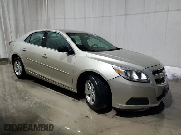 2013 Chevrolet Malibu LS with VIN 1G11B5SA8DF142352, listed as a Copart auction lot 54569385 with 89,956 mi miles and Salvage Title. Bid and sale history available at DreamBid. Image 4.