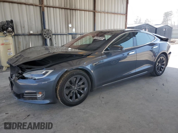 2017 Tesla Model S 60 with VIN 5YJSA1E14HF218274, listed as a Copart auction lot 48485405 with 126,451 mi miles and Salvage title. Bid and sale history available at DreamBid. Image 1.