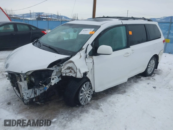 2014 Toyota Sienna XLE with VIN 5TDYK3DC9ES442525, listed as a IAAI auction lot 41502770 with Not provided miles and . Bid and sale history available at DreamBid. Image 17.