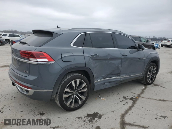 2022 Volkswagen Atlas SEL Premium R-Line с VIN 1V2FE2CA7NC218680, выставлен на аукционе Copart как лот 43991505 с пробегом 54 471 миль миль и Чистый • Clean title. История ставок и продаж доступна на DreamBid. Изображение 3.