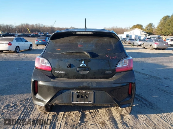 2023 Mitsubishi Mirage Black Edition with VIN ML32AWHJ5PH005103, listed as a IAAI auction lot 41316661 with 26,892 mi miles and . Bid and sale history available at DreamBid. Image 16.