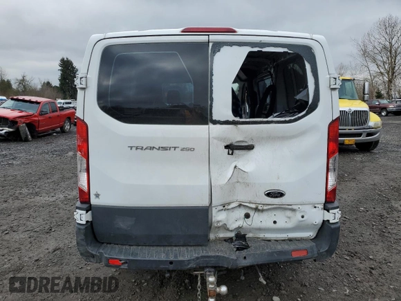 2015 Ford Transit Cargo with VIN 1FTNR1YM3FKA41244, listed as a Copart auction lot 48380255 with 34,640 mi miles and Salvage title. Bid and sale history available at DreamBid. Image 6.