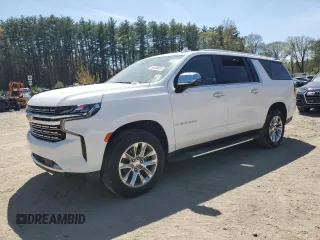 2023 Chevrolet Suburban Premier z VIN 1GNSCFKD1PR430166, wystawiony jako Copart lot #54890025 z przebiegiem 58 069 mil mil oraz Czysty tytuł • Clean title. Historia ofert i sprzedaży dostępna na DreamBid. Obrazek 1.
