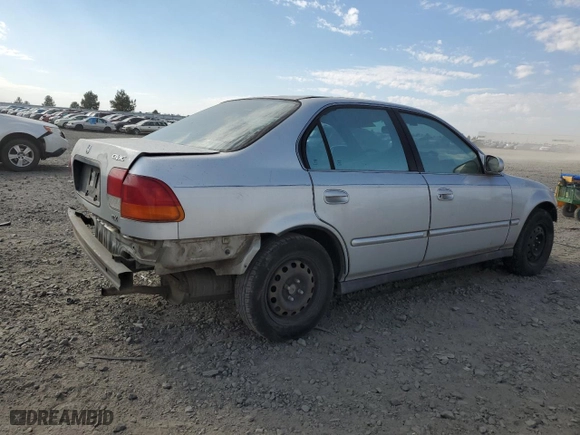1996 Honda Civic EX with VIN 1HGEJ8645TL004349, listed as a Copart auction lot 72640994 with 241,878 mi miles and Salvage Title. Bid and sale history available at carsss.com. Image 3.