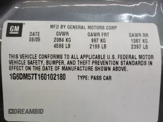 2006 Cadillac CTS with VIN 1G6DM57T160102180, listed as a Copart auction lot 46908735 with 163,335 mi miles and Salvage Title. Bid and sale history available at carsss.com. Image 13.