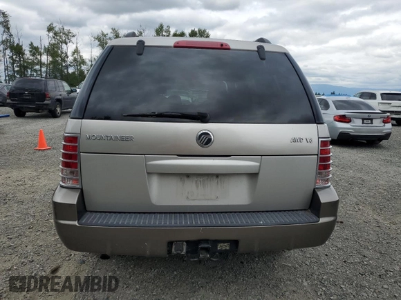 2004 Mercury Mountaineer Convenience z VIN 4M2ZU86W74ZJ27510, wystawiony jako Copart lot #62670205 z przebiegiem 108 285 mil mil oraz Szkoda całkowita • Salvage title. Historia ofert i sprzedaży dostępna na DreamBid. Obrazek 6.