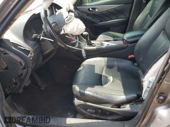 2014 Infiniti Q50 with VIN JN1BV7AP0EM690933, listed as a Copart auction lot 61128185 with 151,552 mi miles and Salvage title. Bid and sale history available at DreamBid. Image 7.