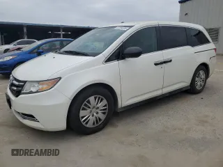 2015 Honda Odyssey LX with VIN 5FNRL5H22FB086858, listed as a Copart auction lot 53394335 with 172,377 mi miles and Salvage Title. Bid and sale history available at DreamBid. Image 1.