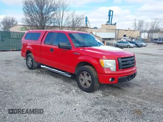 2009 Ford F-150 STX with VIN 1FTRX12WX9FA65135, listed as a IAAI auction lot 41608999 with 94,244 mi miles. Bid and sale history available at carsss.com. Image 1.