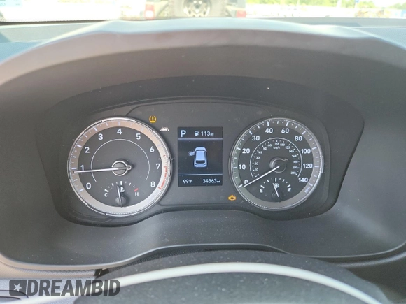 2022 Hyundai Venue Limited with VIN KMHRC8A36NU208112, listed as a Copart auction lot 61246415 with 34,363 mi miles and Non repairable. Bid and sale history available at DreamBid. Image 9.