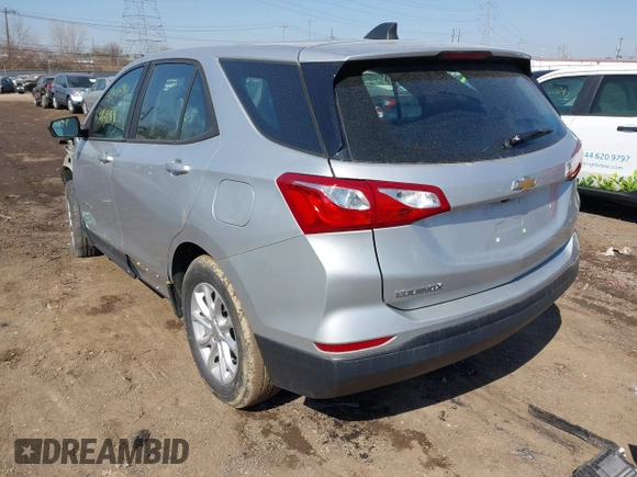 2021 Chevrolet Equinox LS with VIN 3GNAXHEV6MS138845, listed as a IAAI auction lot 41800494 with 27,493 mi miles and . Bid and sale history available at DreamBid. Image 3.
