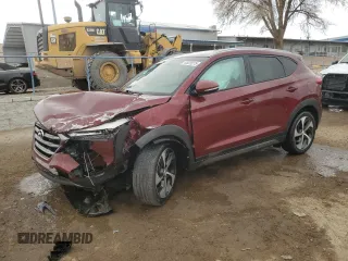 2016 Hyundai Tucson Limited with VIN KM8J33A20GU029753, listed as a Copart auction lot 48257545 with 73,636 mi miles and Salvage Title. Bid and sale history available at carsss.com. Image 1.