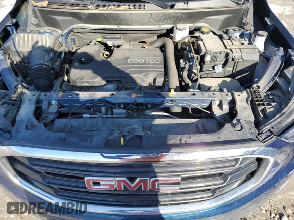 2020 GMC Terrain SLE with VIN 3GKALTEV4LL344105, listed as a Copart auction lot 87712415 with 73,079 mi miles and Salvage Title. Bid and sale history available at DreamBid. Image 14.
